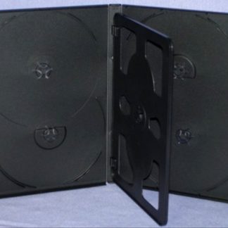 E5BT14 - 14mm DVD Case with Flip Tray for 5 Discs