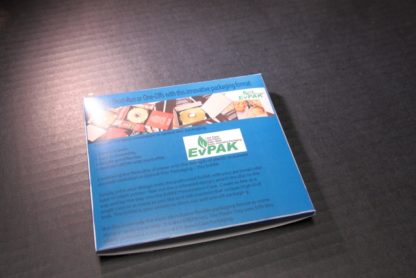 EvPAK - Tear off the excess from the Die-cut sheet once Printed